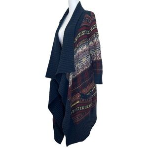Ruehl No. 925, Alpaca Blend, Southwestern Tribal Print, Sweater, Size XS/S Multi